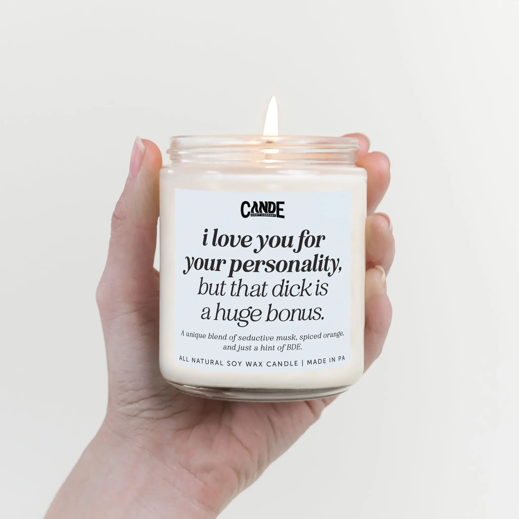 Valentine’s Day Scented Candle – Romantic Gift Candle for Her or Him, Long-Lasting Soy Wax Candle, Sweet & Cozy Home Fragrance