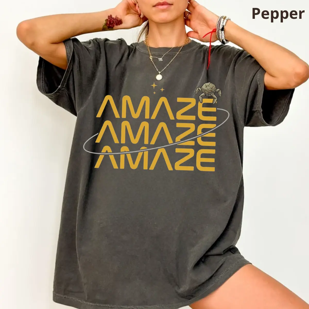 Comfort Colors Amaze Amaze Amaze T-Shirt, Project Hail Mary Rocky Inspired, Sci-Fi Men Tee, Funny Space Quote Shirt, Book Lovers Gift