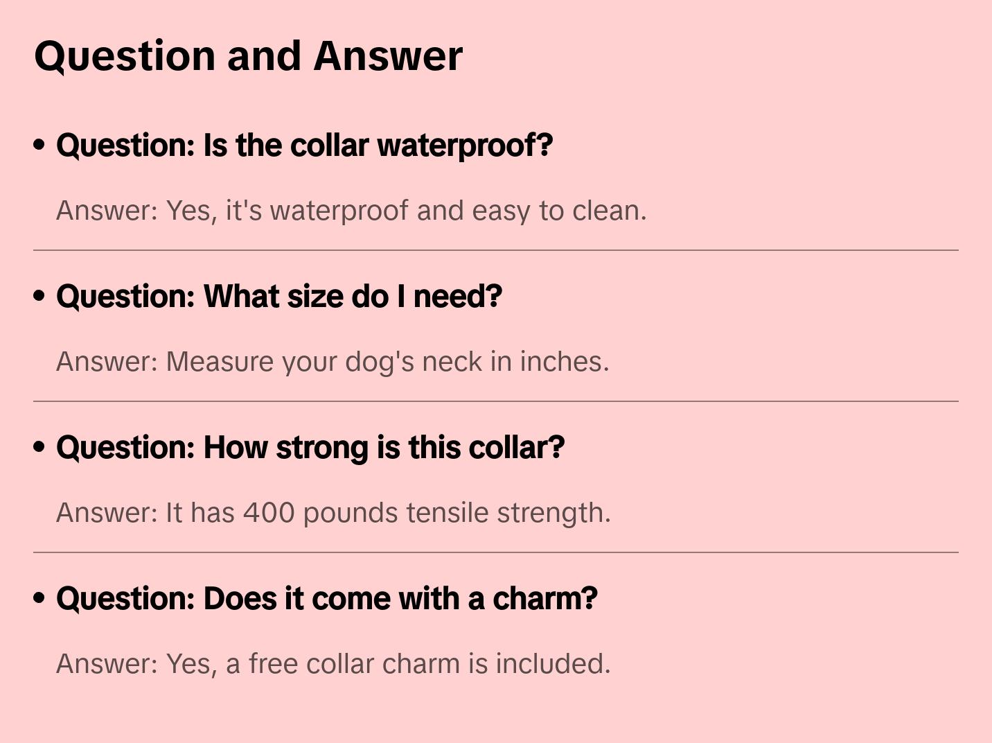 Coral Leopard Beaded Dog Collar | Cheetah Print | Durable Dog Necklace | Custom Coral, Black, Gold & Leopard Print Bead Collar | Pup Pearls