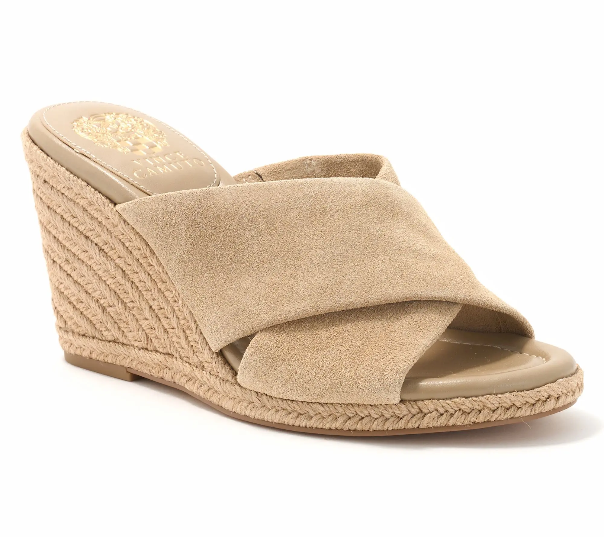 Vince Camuto Leather Espadrille Wedges - Fisella Vince Camuto Leather Espadrille Wedges - Fisella