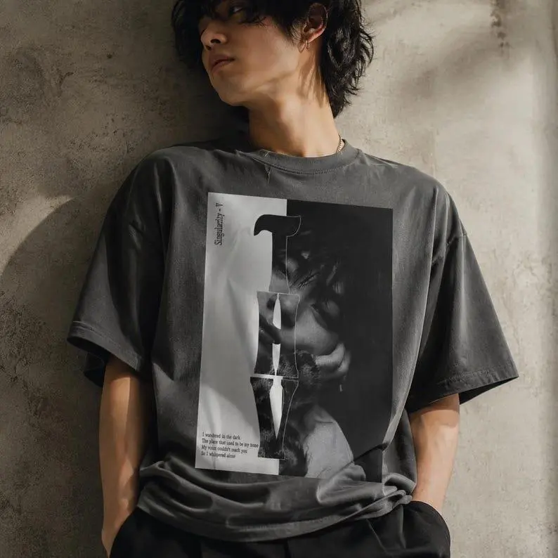 Taehyung Vintage T-Shirt | Comfort Colors "V" Graphic Tee, Concert Merch