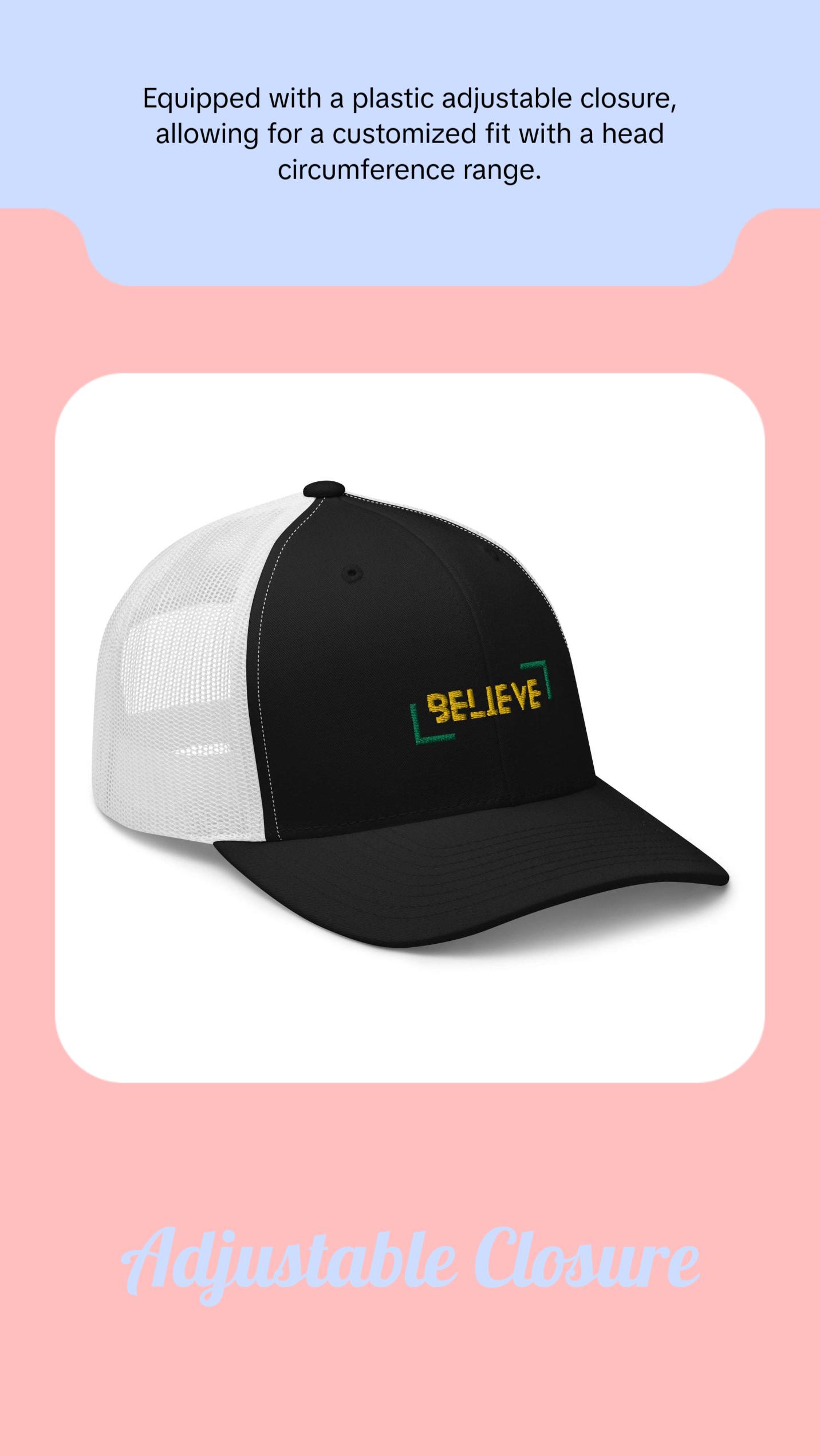 Believe - Performance Cap - Mesh Back