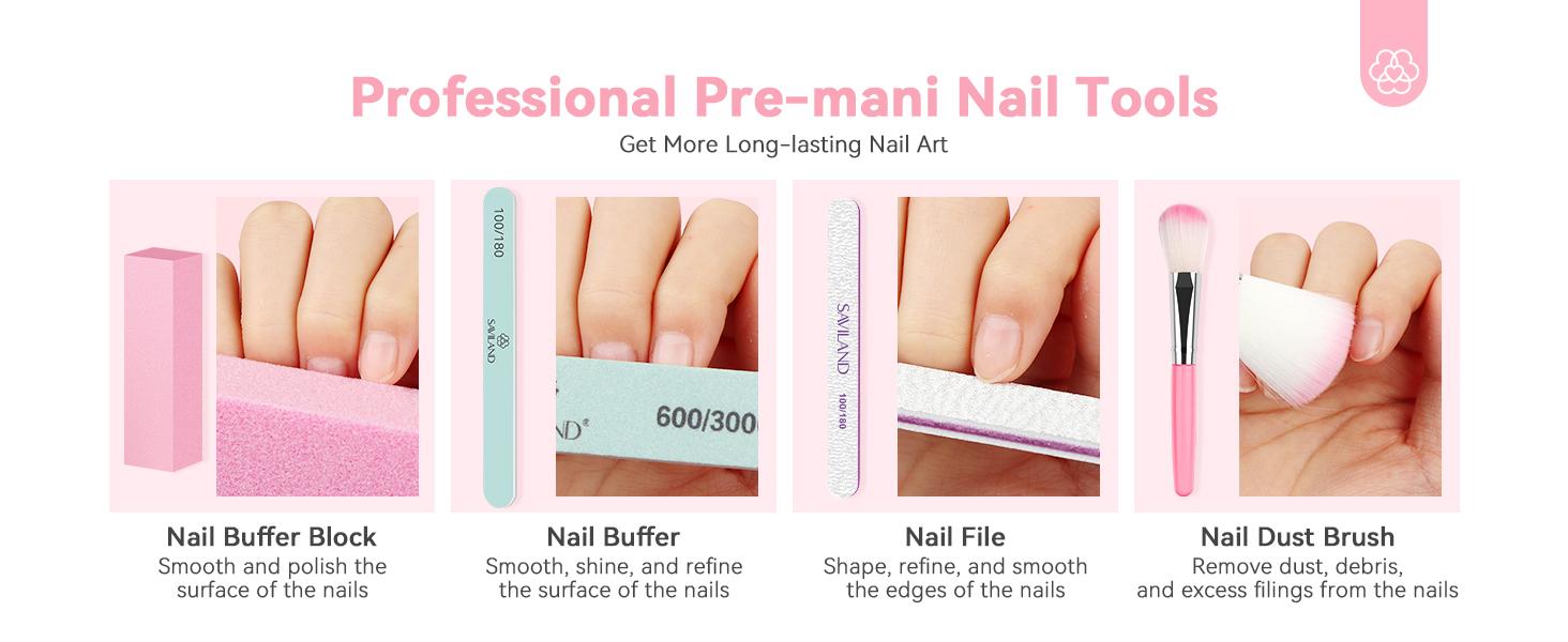 SAVILAND Clear Nail Dip Powder Kit Starter: 60g 2oz Kreatin Dip Powder Nail Liquids Dipping Powder Activator Base Top Coat Professional Dip Nail Kit Repair for French Manicure Salon Home DIY Nail Art