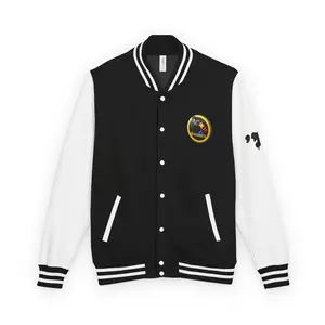 FURDreams "Stealer" Graffiti Shield Letterman Jacket - Premium Varsity Design Soft Fleece Fabric for Comfort & Durability