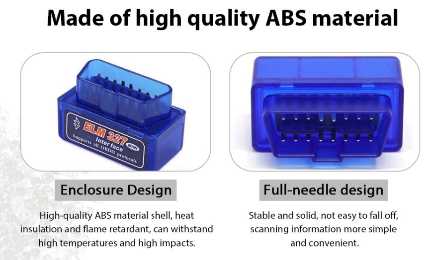ELM327 Bluetooth OBDII Car Diagnostic Scanner Mini Interface Universal Automotive Code Reader Scan Tool for Engine Fault Detection #CarEssentials #AutoUpgrade