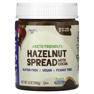Pyure Hazelnut Spread with Cocoa, Non-GMO, Keto, Gluten-Free, 13 oz (369 g)