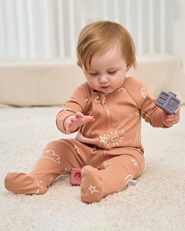 Yoofoss Baby Pajamas 100% Organic Cotton Baby Sleepers for Newborn 0-3 3-6 6-9 Months Boys Girl Clothes 3pcs Footed PJs