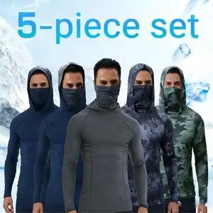 [5pcs] 2016 new Men's Quick-Dry Sports Hoodies Face Mask Breathable Sun Protection for Gym,outdoor, Running & Casual Attire Activewear graphic tees Athletic Workout Clothing Lightweight Athletic Outfits compression shirts workout tops gym shirts