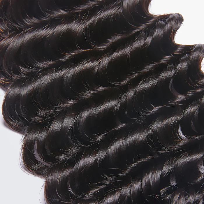 [LIVE-ONLY] Ashine Deep Wave 12-30 inches Salon Quality Brazilian Virgin Bundles 100% Human Hair Summer Deep Wave Wigs Natural Color with Closure Wavy
