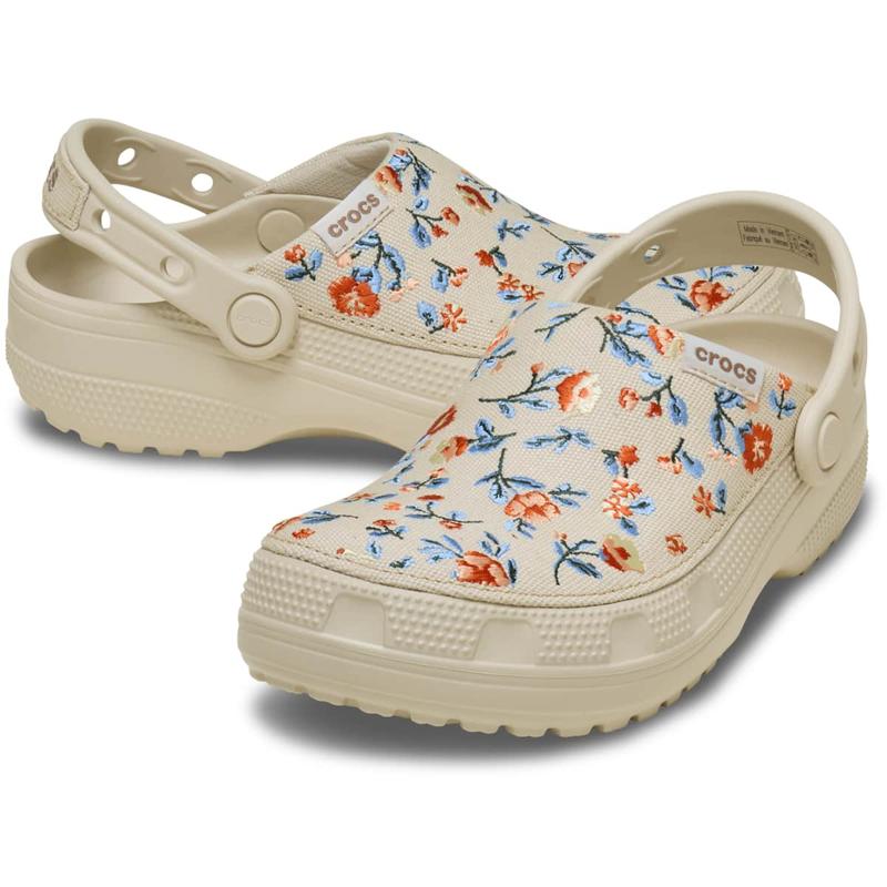 Crocs Adult Classic Crafted Floral Clogs