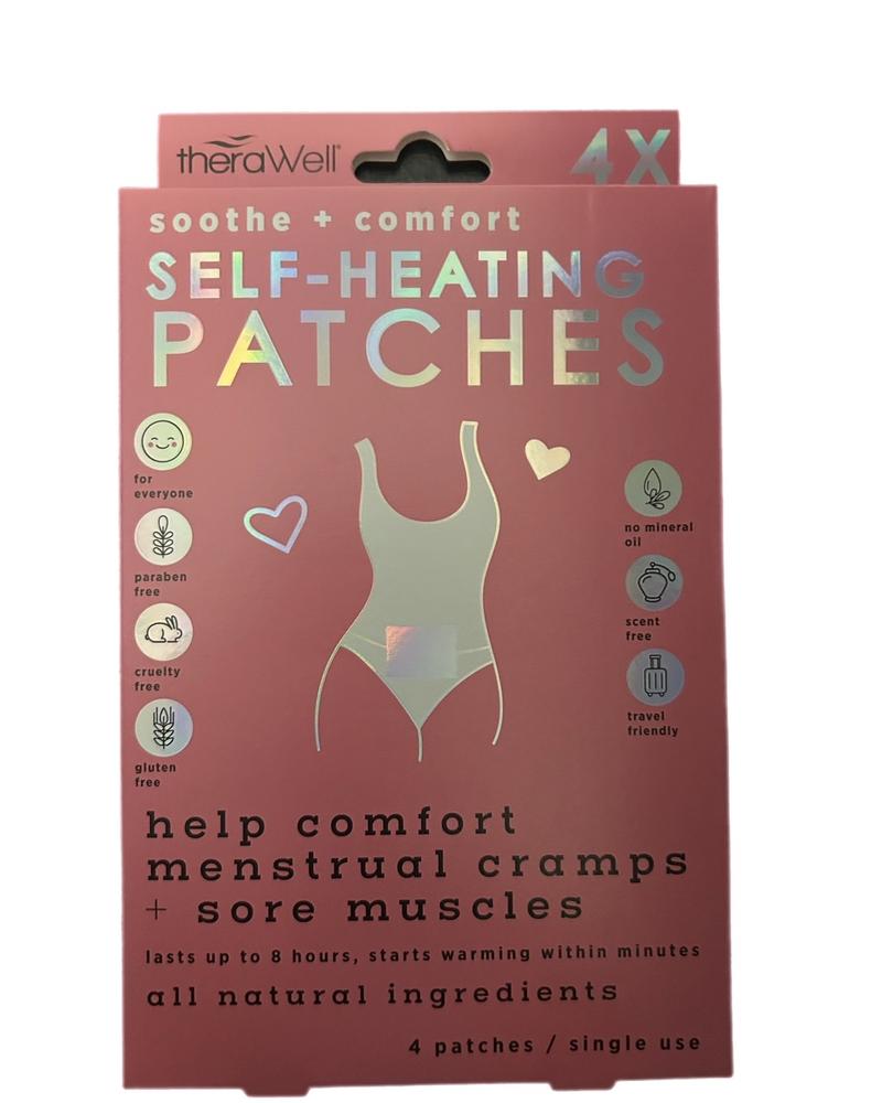 Self Heating Patches for ultimate comfort from menstrual cramps and sore muscles