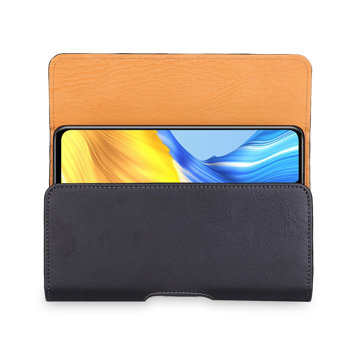 Cell Phone Holster PU Leather Magnet Pouch Belt Clip Man Waist Bag Carrying Perfect For Outdoor Daily Use