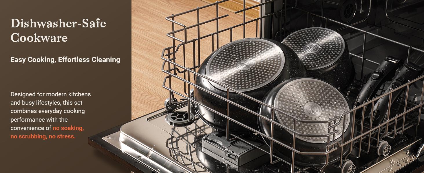 [NEW]15pcs Pots and Pans Set Non Stick, Cookware Sets with Detachable Handle, Nonstick RV Kitchen Cooking Set Removable Handles, Oven Safe,Stackable, Frying