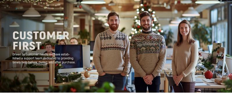 YITAHOME 6/6.5/7.5 FT Artificial Christmas Tree(with Lights), Pre-Decorated Special Style Christmas Tree, for Party, Home Decor