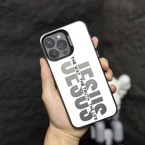 JESUS Pattern IMD Laser Technology Military Grade Anti Drop and Anti Shock Phone Case Suitable for iPhone 18 17 Air 16 15 14 Plus 13 12 11 Pro Max Plus XR XS Galaxy S25 S24 S23 S22-ZQ97, Phone Cover, Accessories, Iphone 13
