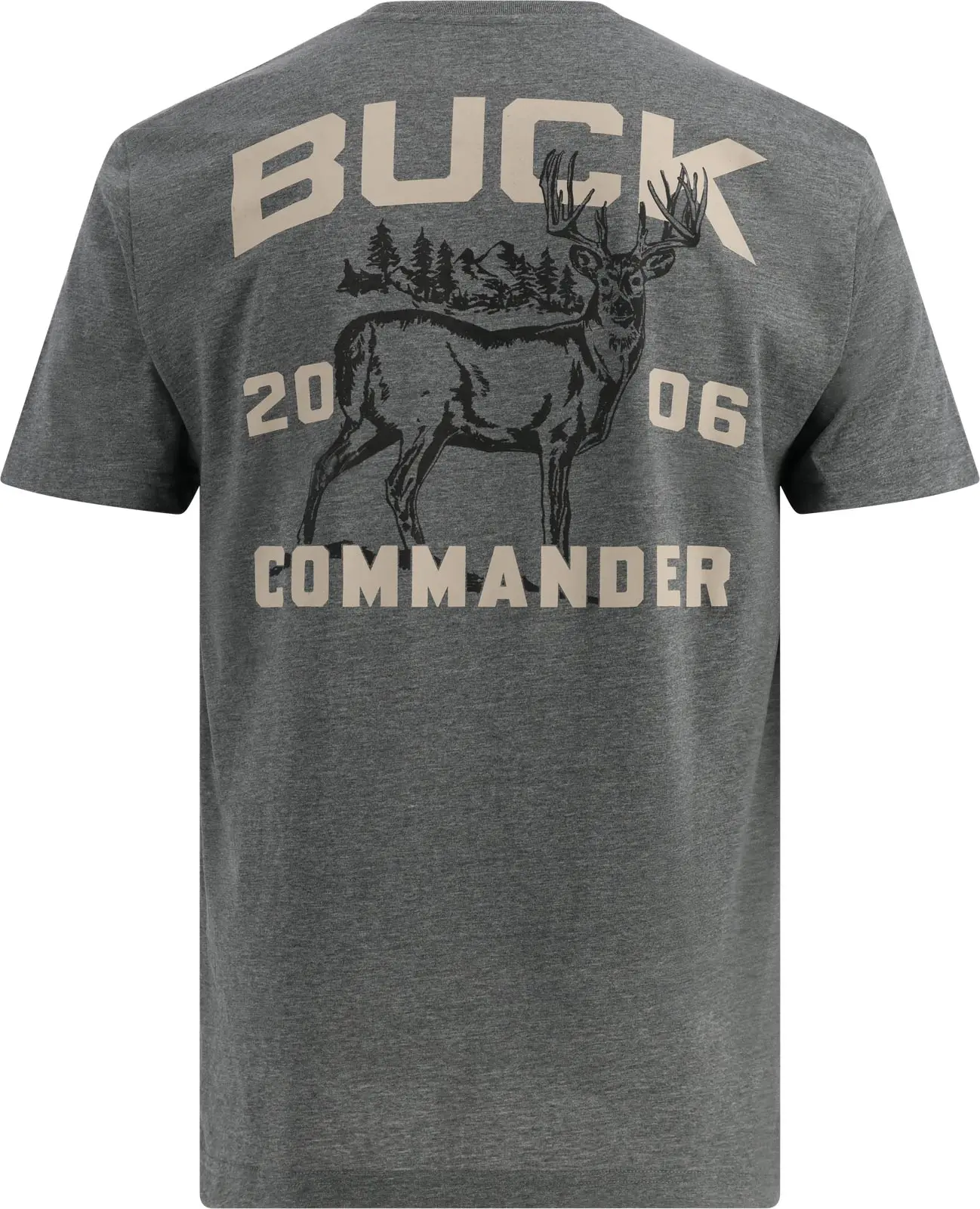 Legendary Whitetails Men's Buck Commander Mountain Buck 2006 Soft T-Shirt - Breathable Polyester Fabric, Reinforced Hem, Outdoor-Ready Short-Sleeve Graphic Tee, Trophy Tshirt