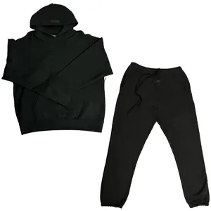 2022 Limo/Black Hoodie Pants Set--Pullover Hoodie & Jogger Pants  Street Style Comfortable Warm Unisex Style