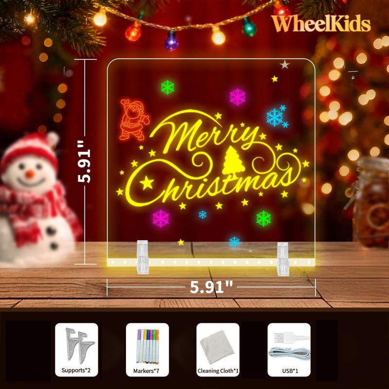 WHEELKIDS LED Light Up Tracing Pad & Dry Erase Drawing Board for Kids, Acrylic Reusable Glow Board with Stand, Markers & Tracing Papers, Erasable Neon Learning Toy Gift for Boys & Girls, Portable Art Easel for Toddlers WHEELKIDS LED Light Up Tracing Pad & Dry Erase Drawing Board for Kids, Acrylic Reusable Glow Board with Stand, Markers & Tracing Papers, Erasable Neon Learning Toy Gift for Boys & Girls, Portable Art Easel for Toddlers
