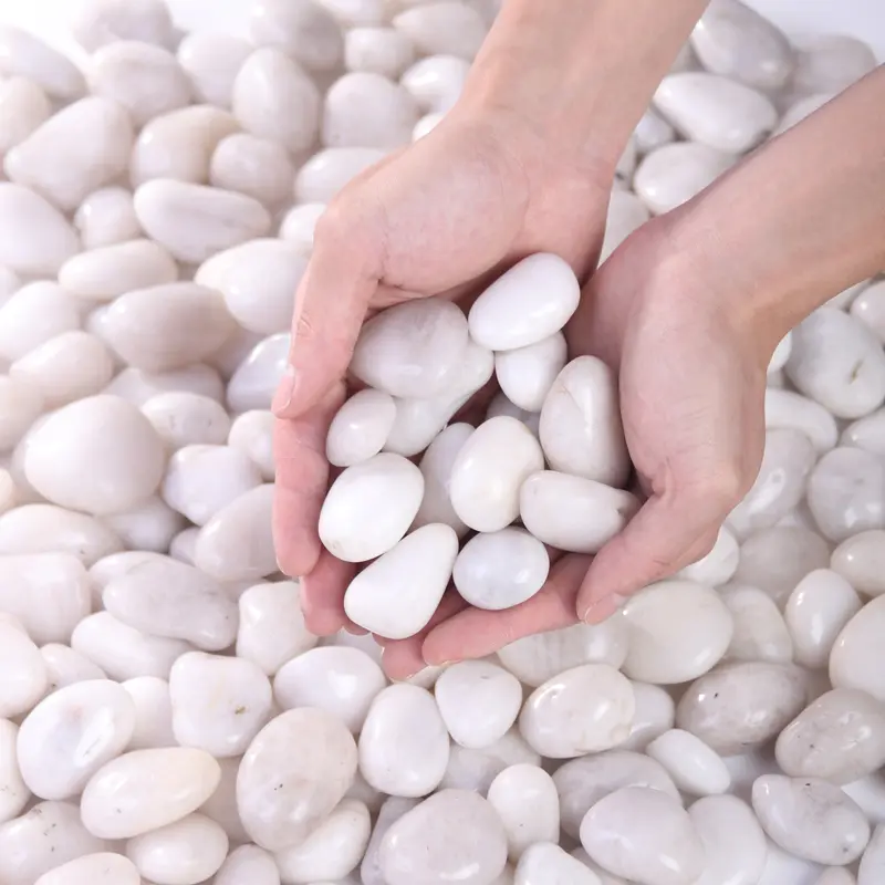 Decorative Polished Pebbles, 2-3 cm, Ideal for Indoor Plants & Outdoor Gardens, Perfect for Vases, Aquariums & Fish Tanks, Festive Decorations, Aquarium Supplies