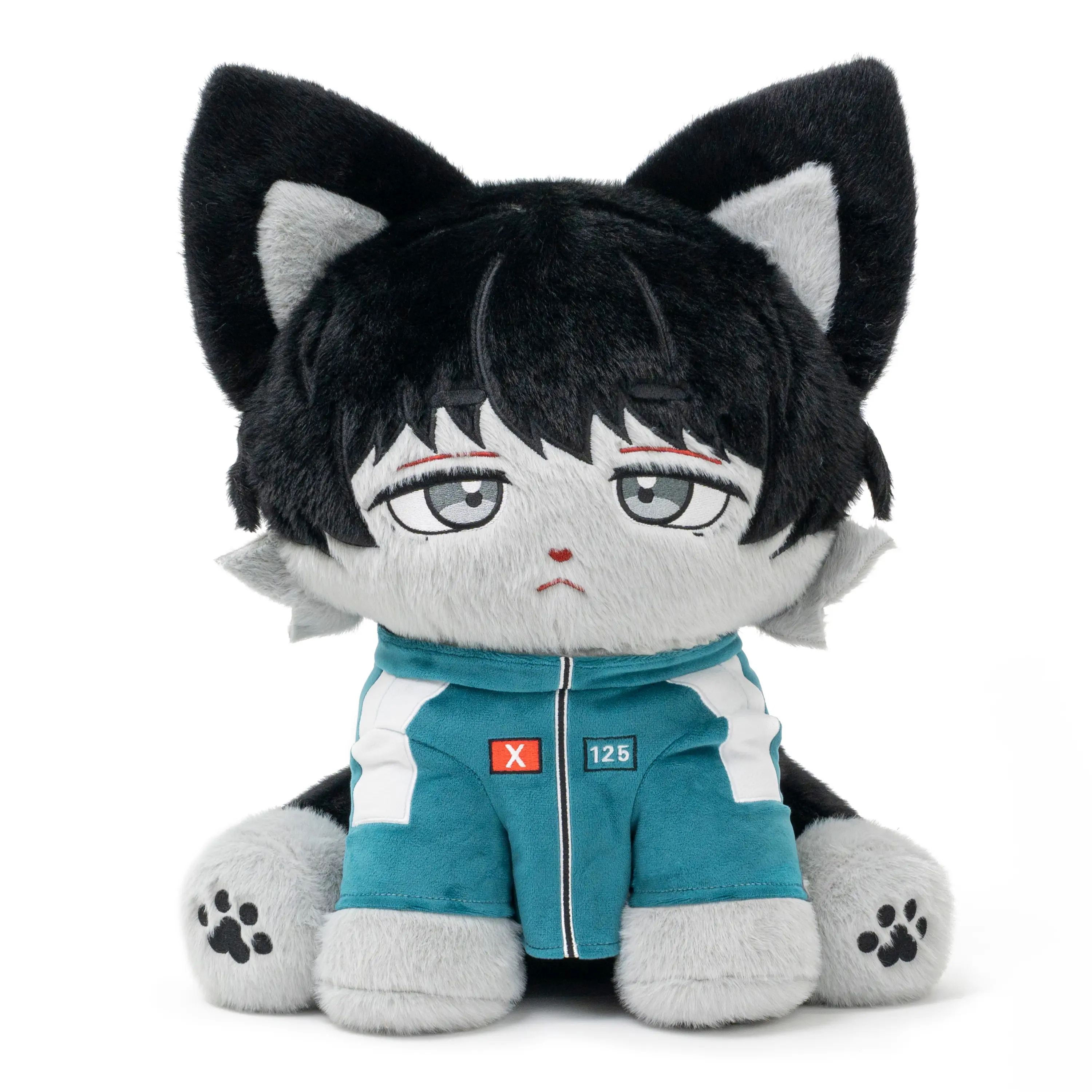 PLUSHSHOP 17in Huggable Stuffed Animal - 125meow Soft Fabric Plush Toy, Kawaii Toddler-Safe Fluffy Plush Stuffed Toy with Whimsical Look [CLEARANCE], Kawaii Stuffed Toys