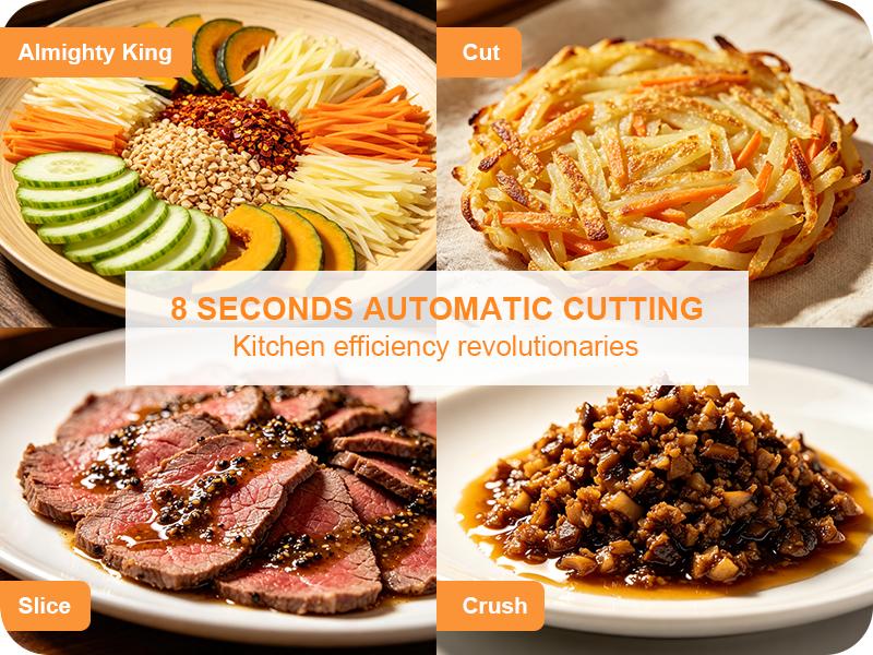 3-in-1 Electric Vegetable Slicer, Fast Kitchen Chopper & Shredder with 3 Blades for Slicing, Shredding & Grinding, Safe Hands-Free Operation 3-in-1 Electric Vegetable Slicer, Fast Kitchen Chopper & Shredder with 3 Blades for Slicing, Shredding & Grinding, Safe Hands-Free Operation