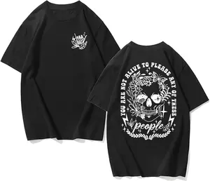 You Are Not Alive To Please Any Of These People Shirt, Funny Floral Skeleton Shirt, Adult Humor Tee, Halloween Skull T-Shirt, BP