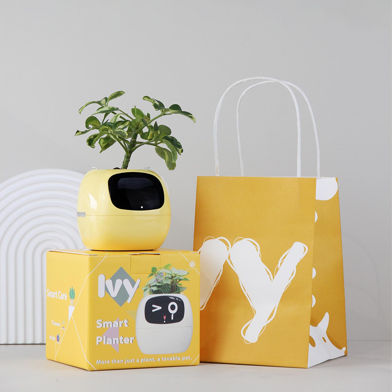 【FaddishDeal】Smart pets, flowerpots for guided plant care, cute virtual digital companions, neat desktop gifts. Home Houseplant Automation Springtok Flora Grow.