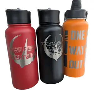 Scifi Resistance Stainless Water Bottle Thermos Drinkware 32 oz Engraved Tumbler