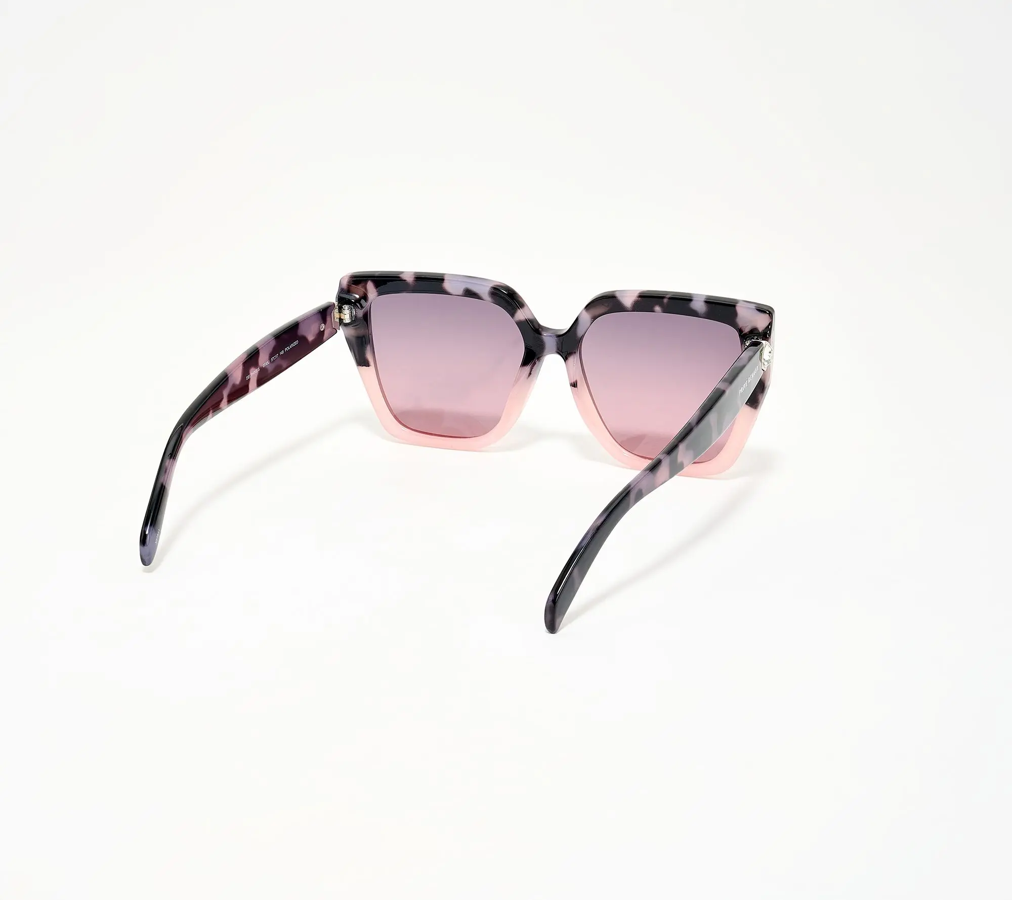PRIVE REVAUX Port Miami Light Pink Square Sunglasses  display picture 3
