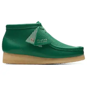 Clarks - Wallabee Boot - Castus Green Leather (WOMEN'S) - 26173234