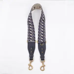 Pre-owned Dior Canvas Bag Accessories Oblique Monogram Bag Strap T10358544