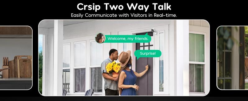 Winees security camera M3pro--Best Smart Security Camera on TikTok, Wired 2K-4MP Color night version,600 lumen spotlight,Dog/Cat/Pets/Baby/Security System,Indoor/Outdoor IP65-Rated, WiFi,