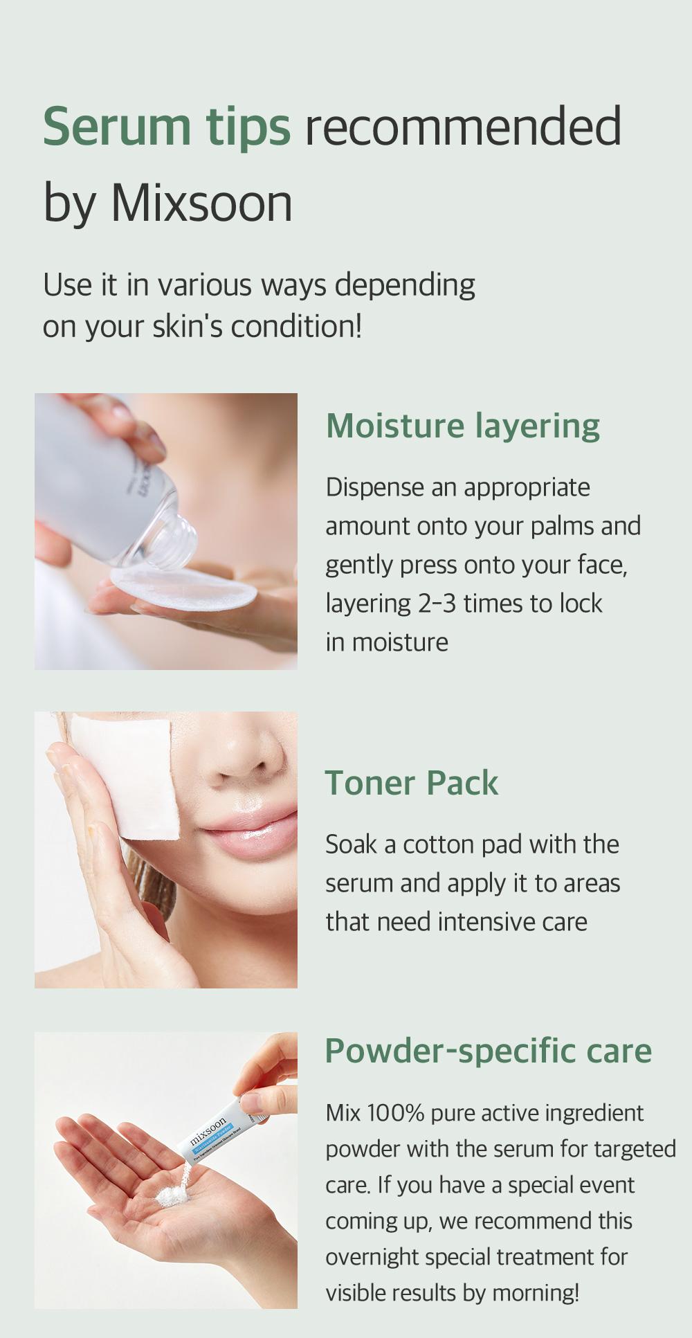 [mixsoon Official Shop] Daily Suncare Routine Set | Glacier Water Hyaluronic Acid Serum 1.01 fl.oz + Bean Cream 1.69 fl.oz + Bean Sunscreen 1.69 fl.oz