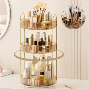360° Rotating Makeup Organizer