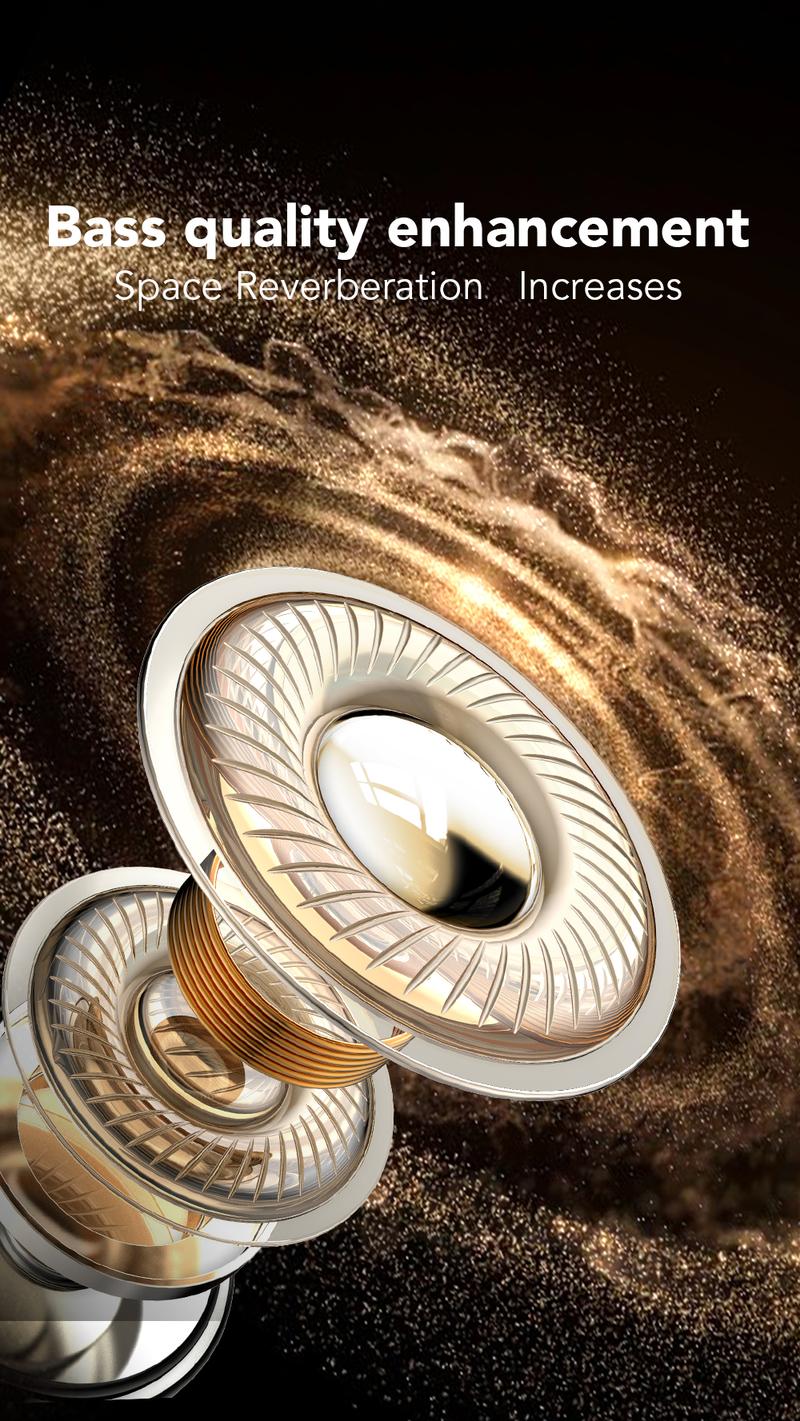 HTC NE20 Bluetooth 6.0 Earphones LED Display High Fidelity Waterproof Wireless Earphones | Suitable for Office, Sports, Study and Audio Calls | Built-in Microphone | Earphones  | AI Translate