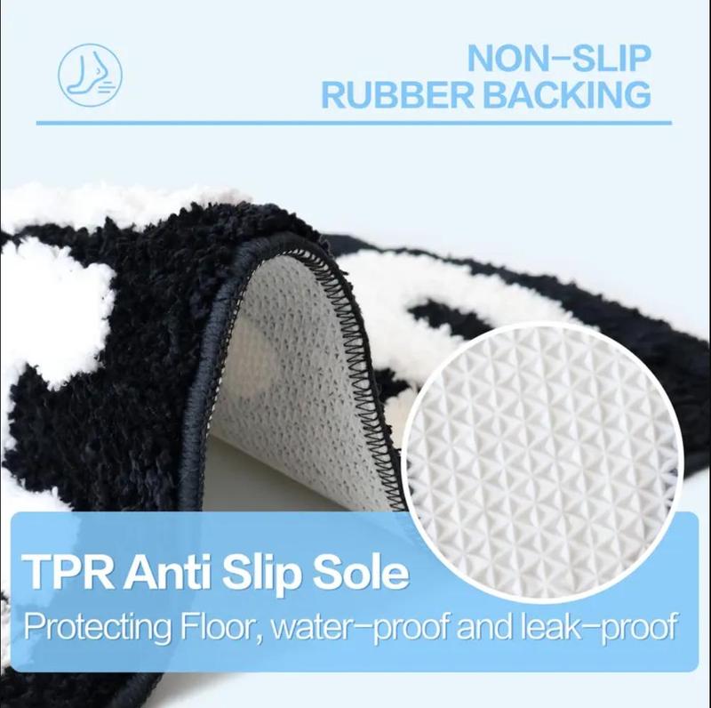 Get Naked Bath Mat, Cute Bathroom Rug for Bathroom Mat, rregular Non Slip ShowerFloor MatUltra Soft Mat Funny Bathroom Decor Soft Water-absorbent Anti-slip Floor