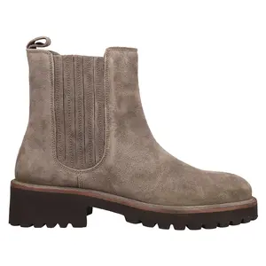 Seychelles Womens Cashew Chelsea Casual Boots Ankle Low Heel 1-2" - Beige