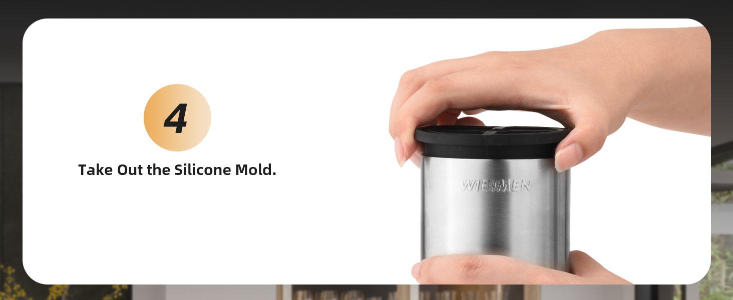 WIBIMEN 2 Pack Clear Ice Makers  With Ice Tong & Storage Box – Bar Quality at Home