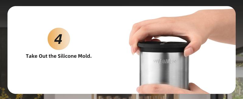 WIBIMEN 2 Pack Clear Ice Makers  With Ice Tong & Storage Box – Bar Quality at Home