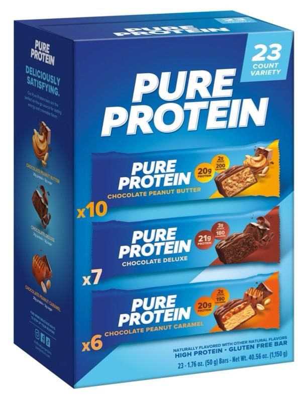 Protein Bars Gluten Free 23 Count - Chocolate Variety Pack - 23 Varieties Available - Snack