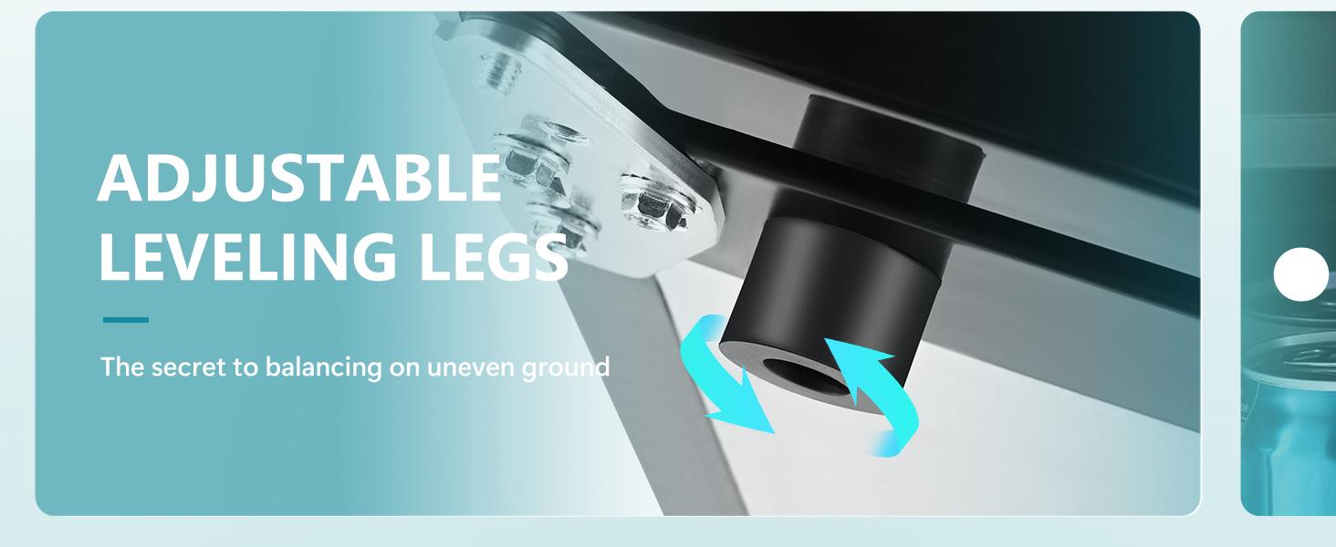 EUHOMY 55 Can Beverage Refrigerator cooler-Mini Fridge Glass Door for Beer Drinks Wines, Freestanding Beverage Fridge with Adjustable Shelves Blue LED for Home/Office/Dorm/Bar (1.3cu.ft)