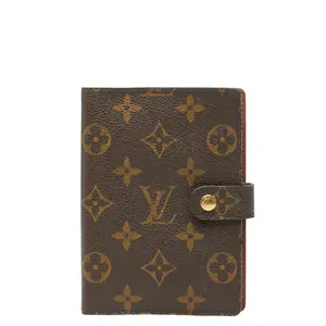 Pre-owned Louis Vuitton 1 Small Leather Goods Agenda PM Monogram Cover OK