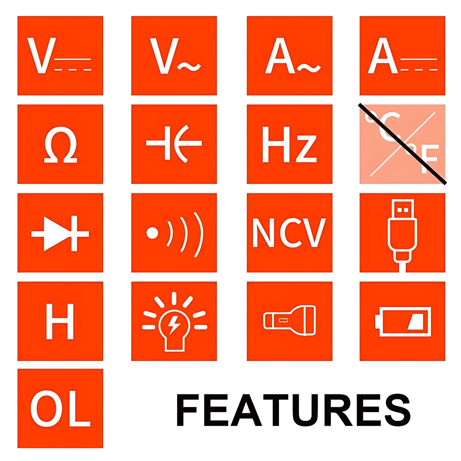 Smart Auto-Range Multimeter with Full Screen Display – High-Precision Tester for Home Repair, DIY & Electrical Troubleshooting