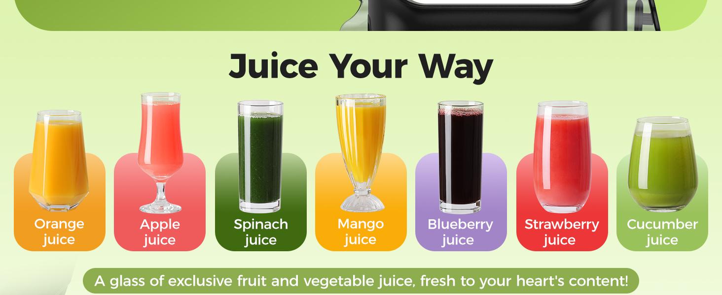 TUUMIIST Cold Press Juicer, 100oz Large Capacity, Touch Screen or Manual Option, 6.5" Wide Chute for Whole Fruits, High-Yield Slow Masticating Juicer, Easy to Clean & Quiet TUUMIIST Cold Press Juicer, 100oz Large Capacity, Touch Screen or Manual Option, 6.5" Wide Chute for Whole Fruits, High-Yield Slow Masticating Juicer, Easy to Clean & Quiet