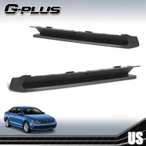 Front Left & RightBumper Trim w/ Fog Light Hole Fit For For VW Jetta 2015-2018