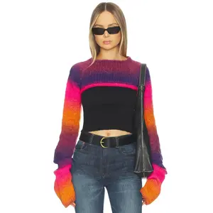 CULTNAKED Wave Sweater in Multicolor