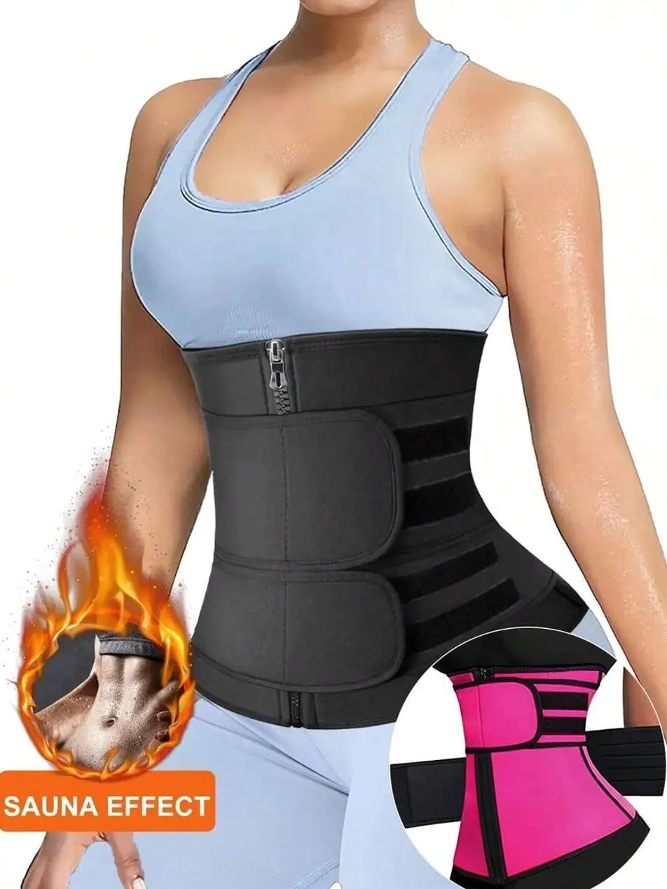 1pc, Women's Waist Trainer With Chloroprene Rubber Body Shaping Belt, Abdominal Reduction, Abdominal Sweat Shaping Exercise, Waist Cinching