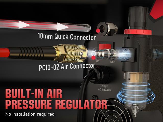 YESWELDER CUT-55DS-NHF-PLUS 110/220V Plasma Cutter 55Amp | Non-HF Start & Non-Touch Pilot Arc | Multifunctional Metal Cutting Machine for Quick Plate/Grid Cutting, Gouging & Marking