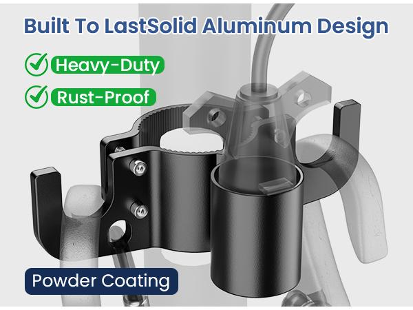 Safoner Aluminum RV Towing Chain Organizer & 7-Way Plug Holder | RV Camper Accessories