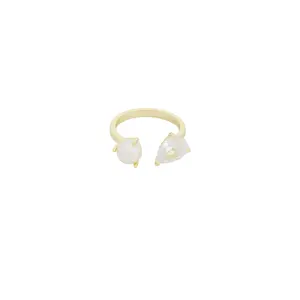 SHASHI Toi Et Moi Ring in Gold